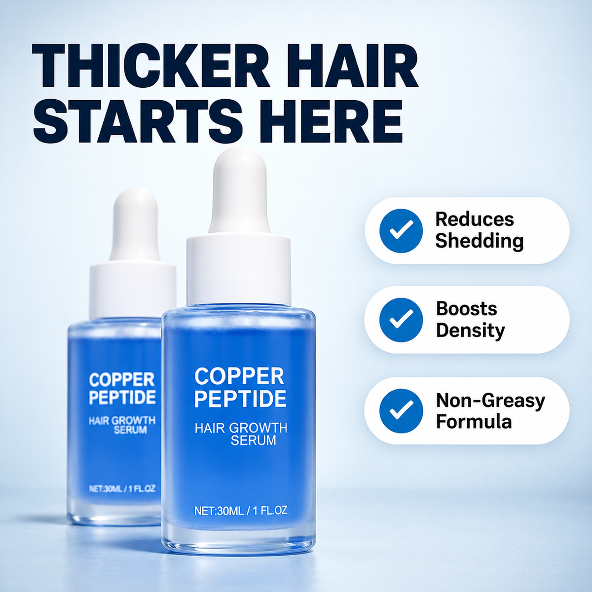 Copper Peptide Hair Growth Serum